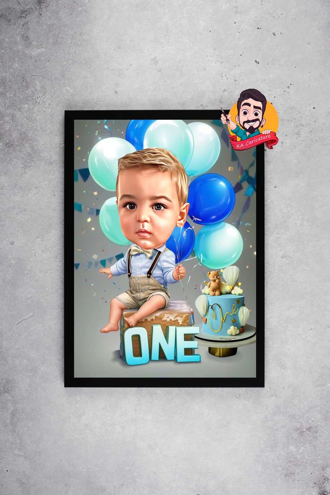 Карикатура “Първи рожден ден”