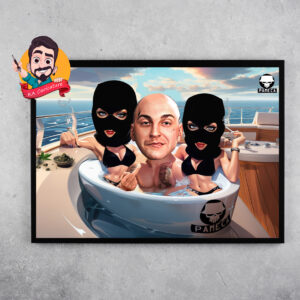 Карикатура "лошото момче на яхтата"