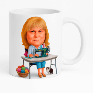 Керамична чаша с карикатура “Майстор шивач”