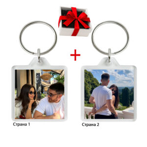 Персонализиран двустранен ключодържател